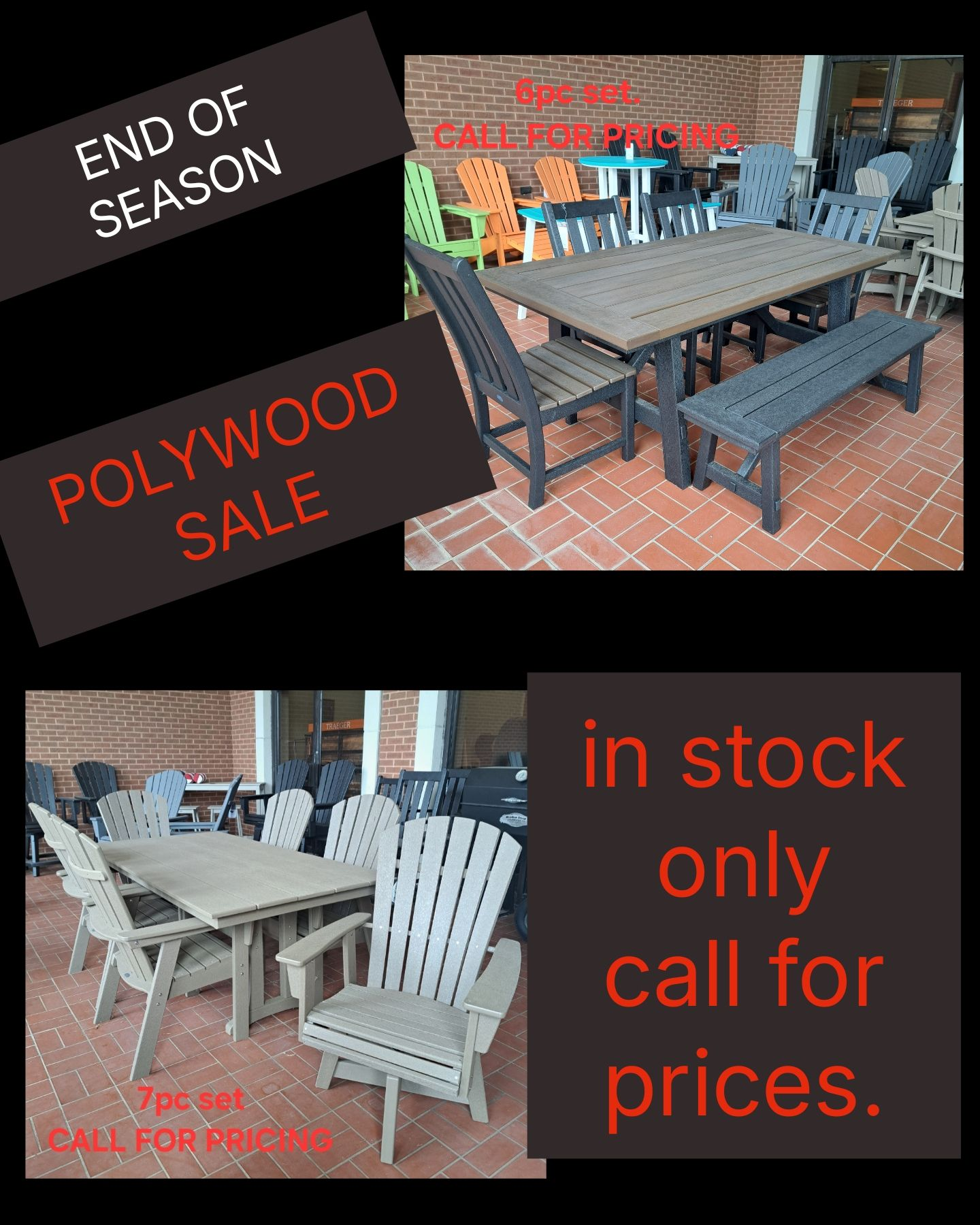 End of Season Polywood Sale