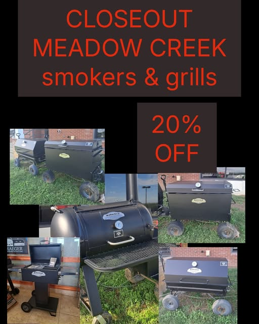 20% Off Meadow Creek Smokers & Grills